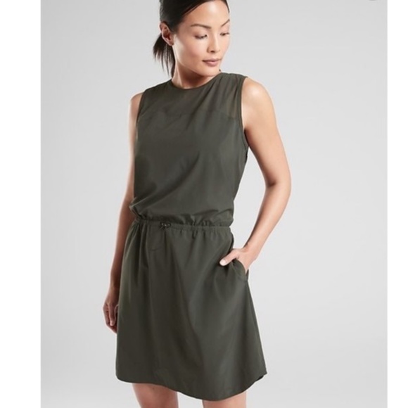 Athleta Dresses & Skirts - Athleta Sol Dress in Black Olive NWT